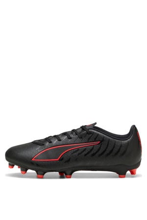 Ultra 6 Play senior voetbalschoenen zwart/rood