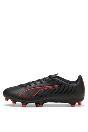 Ultra 6 Play senior voetbalschoenen zwart/rood