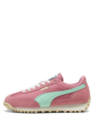 Easy Rider Vintage suede sneakers roze/mintgroen