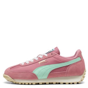 Easy Rider Vintage suede sneakers roze/mintgroen