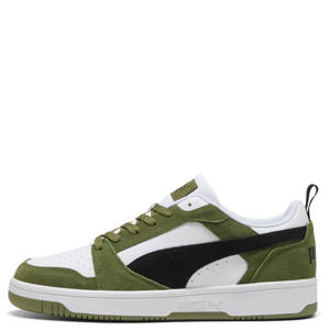 Rebound V6 suede sneakers olijfgroen/zwart
