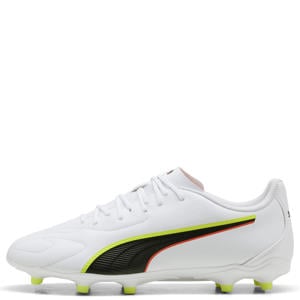 King 20 Play senior voetbalschoenen wit/geel