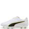 Puma King 20 Play senior voetbalschoenen wit/geel