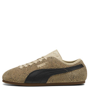 Tackle Topcat suede sneakers met stippen zand/zwart