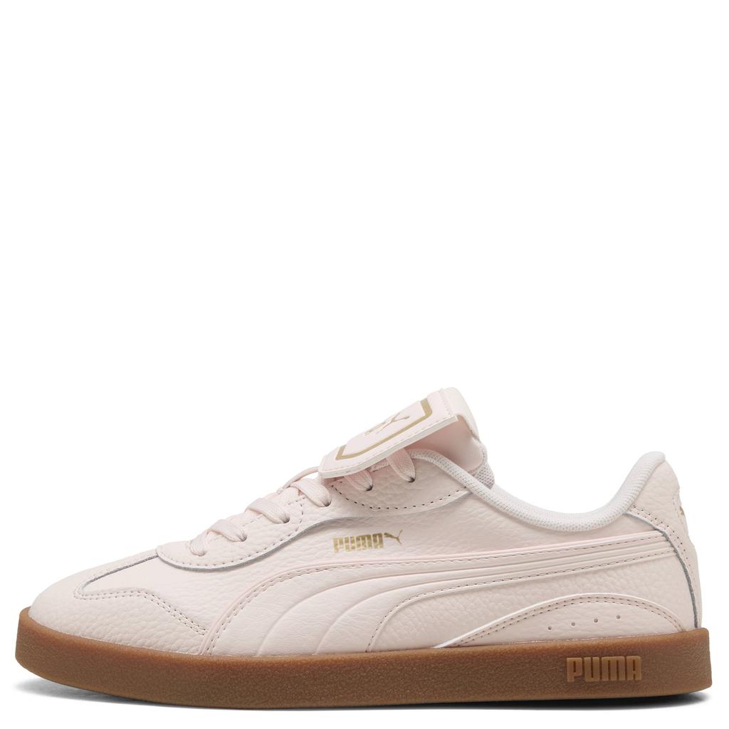 Lichtroze dames Puma Club Azura leren sneakers met veters