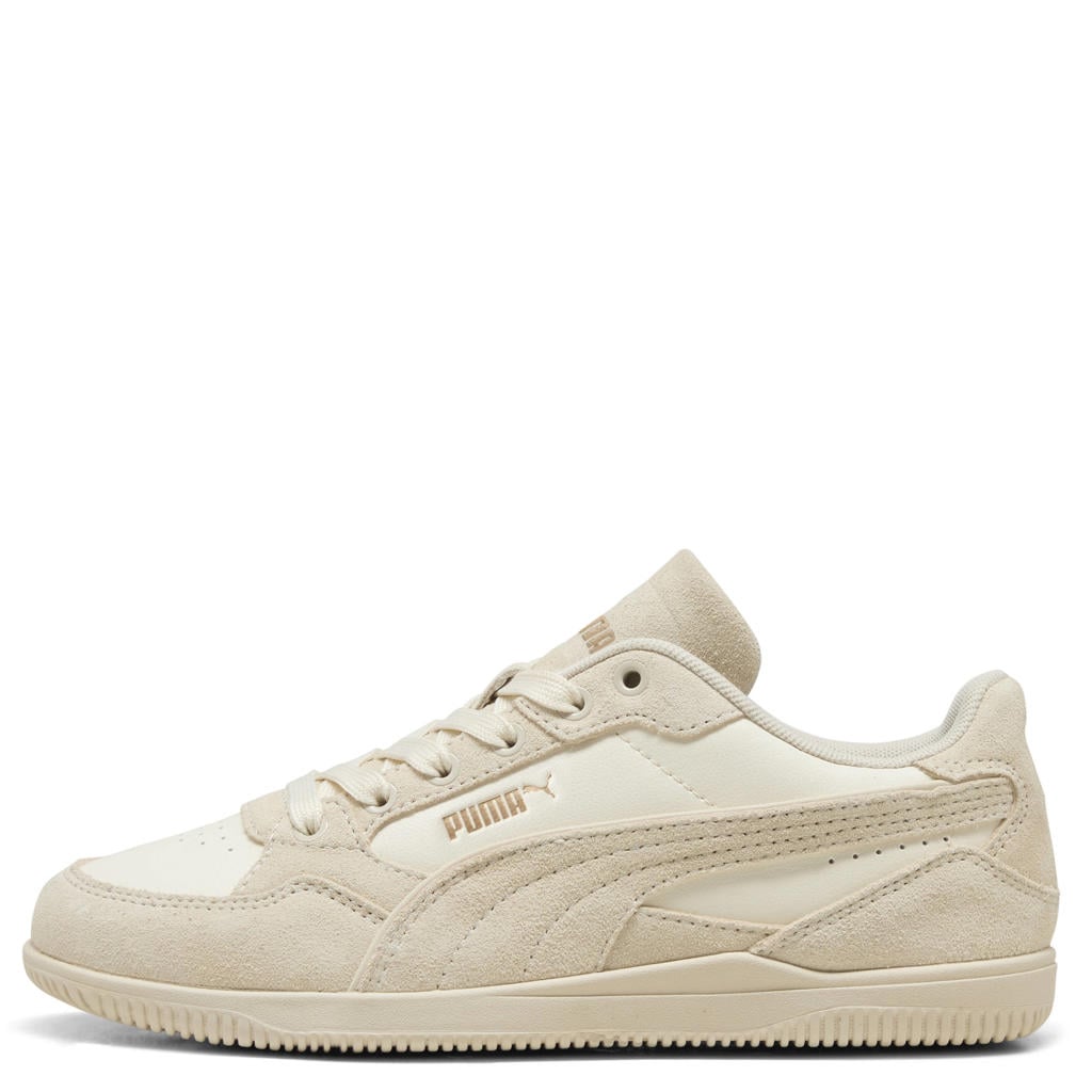 Ecru en beige dames Puma K-Moda OG sneakers van imitatieleer/voering: mesh/voetbed: eva met veters