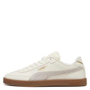 Club II Era Topcat sneakers met panterprint ecru/lichtroze