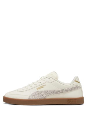 Club II Era Topcat sneakers met panterprint ecru/lichtroze