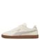 Puma Club II Era Topcat sneakers met panterprint ecru/lichtroze