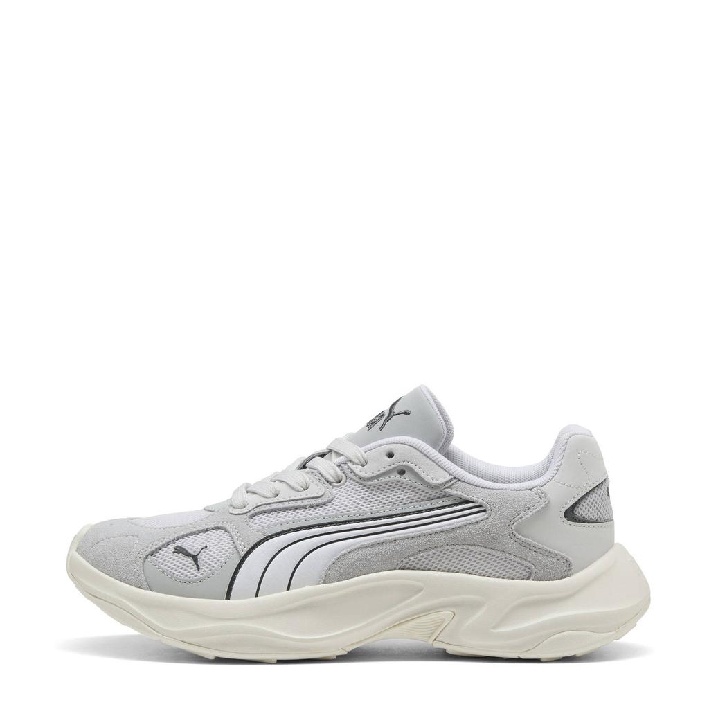 Wit, grijs en zwarte dames Puma Insphere Muse sneakers van mesh/voering: mesh/voetbed: eva met veters