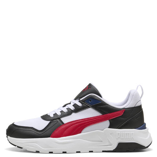 Puma Trinity mesh sneakers 2 LT wit/zwart/rood afbeelding