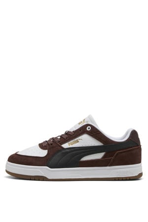 Caven III OG sneakers donkerbruin/wit/zwart