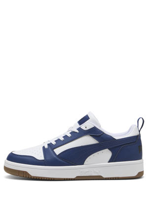 Rebound V6 sneakers wit/kobaltblauw
