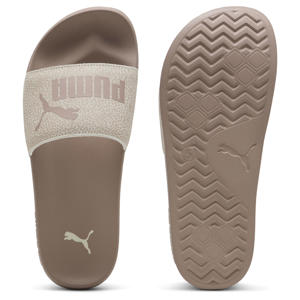 Leadcat 2.0 Topcat leren slippers met stippen beige/ecru