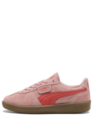 Palermo leren sneakers roze/rood