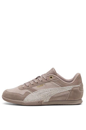 Bella Donna Topcat suede leren sneakers oudroze/wit