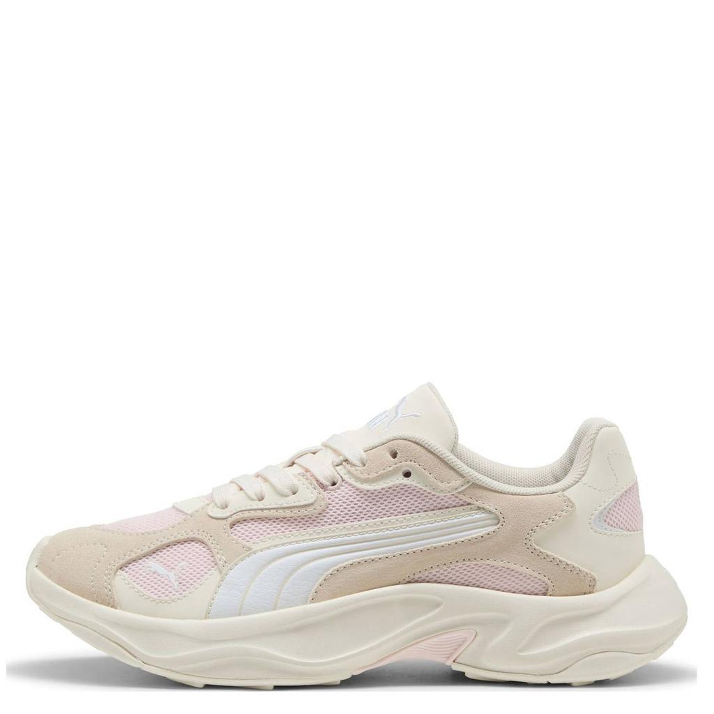 Lichtroze en ecru dames Puma Insphere Muse sneakers van mesh/voering: mesh/voetbed: eva met veters