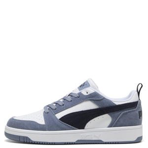 Rebound V6 suede sneakers grijsblauw/wit