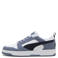 Puma Rebound V6 suede sneakers grijsblauw/wit