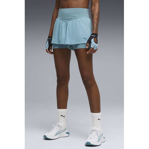 Puma sportshort lichtblauw afbeelding
