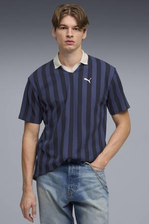 Class polo blauw