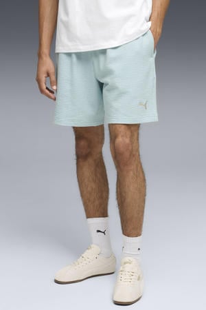 Essentials Elevated short lichtblauw