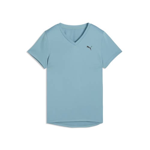 Puma sportshirt Tad Essential Vneck licht blauw afbeelding