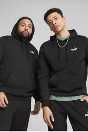 thumbnail: Zwarte heren Puma hoodie van sweat materiaal met effen, lange mouwen en capuchon