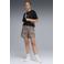 Puma short dierenprint beige
