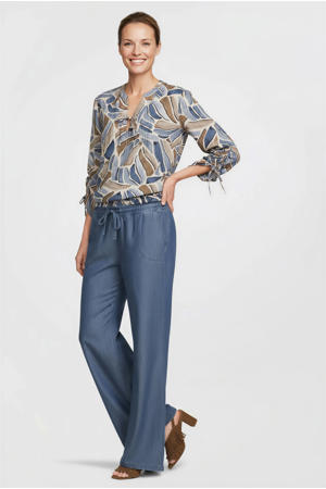 blousetop blauw