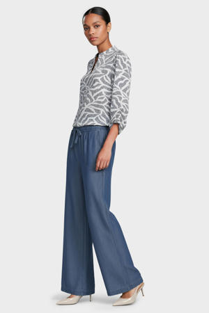 blousetop donkerblauw
