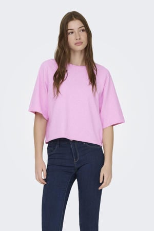 trui roze gebreid