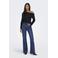 ONLY high waist flared jeans dark blue denim
