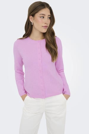 vest lila gebreid