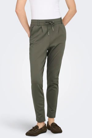 tapered regular waist pantalon