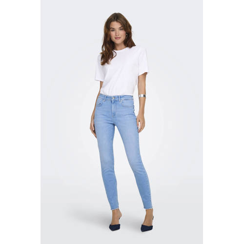 ONLY skinny jeans light blue denim afbeelding