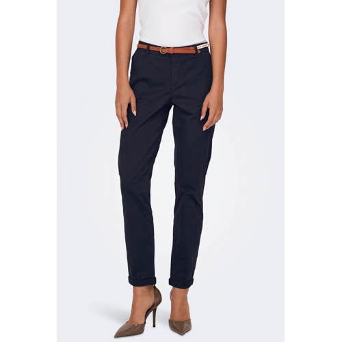 ONLY slim regular waist chino gebreid afbeelding