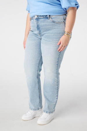 loose fit jeans light blue denim