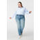 MS Mode loose fit jeans medium blue denim
