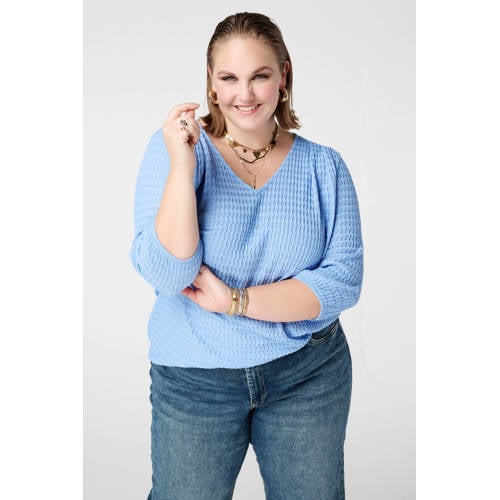 MS Mode top blauw afbeelding