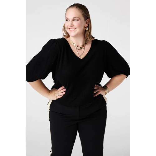 MS Mode top zwart afbeelding