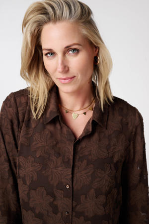 blouse donkerbruin