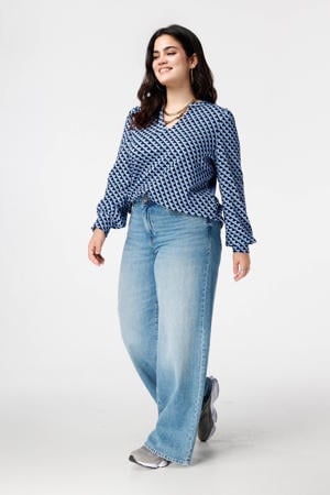 blousetop blauw
