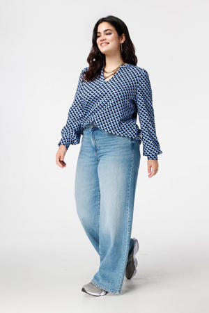 blousetop blauw