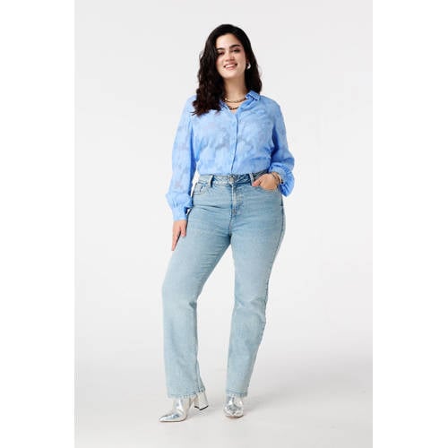 MS Mode blouse blauw afbeelding