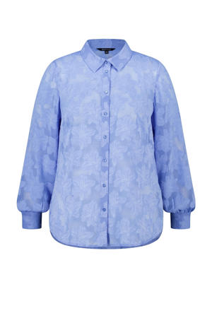 blouse blauw
