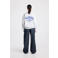America Today sweater met backprint grijs