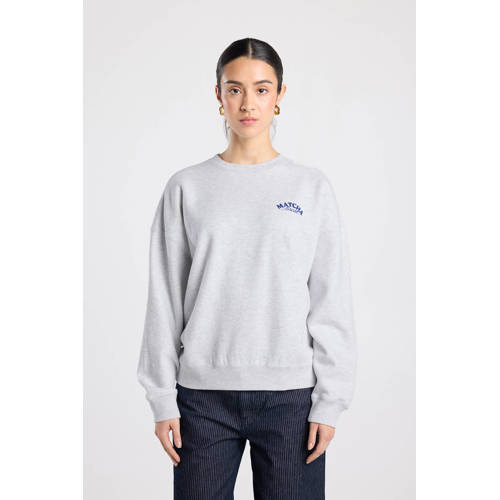 America Today sweater met backprint grijs afbeelding