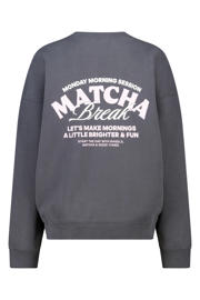 thumbnail: America Today sweater met backprint grijs
