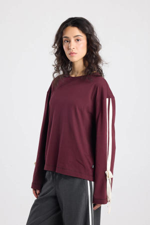 gestreepte top rood